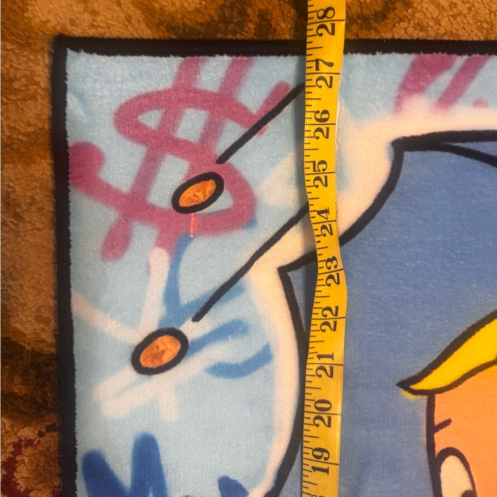 NEW Custom Designed Ritchie Rich Colorful Cartoon Rug or Wall Hanging - Picture 2 of 4
